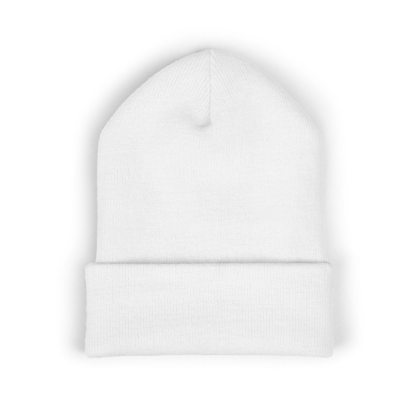 Embroidered "Shogun" Beanie — Cuffed Knit Hat with Samurai Logo