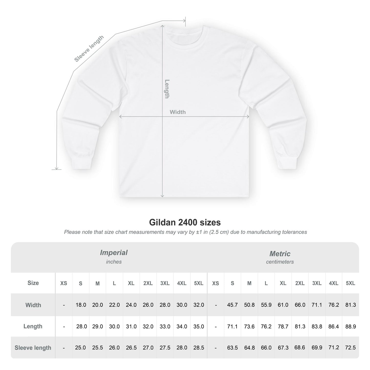 Long Sleeve Tee — 'Shogun' Geisha Artback Graphic