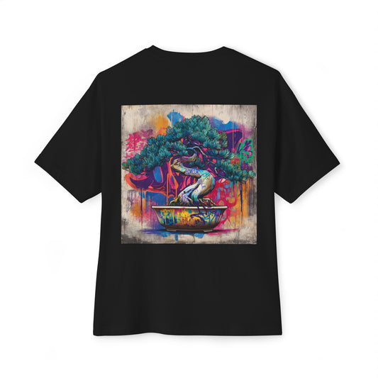 Bonsai × Street Tee — Oversized Boxy Art Shirt